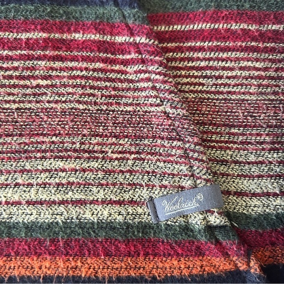 Woolrich Horizon View Half Zip Flannel Pullover Multicolor Stripes size S / P - Picture 13 of 16